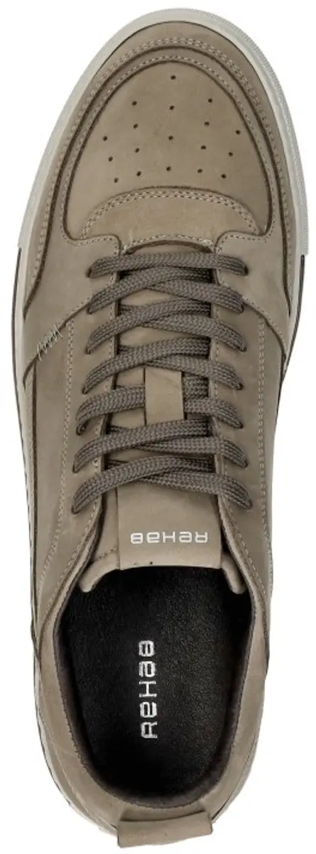 Rehab Creon Nub 4700 Taupe Sneakers - Taupe - Maat 43 - afbeelding 6 van 6