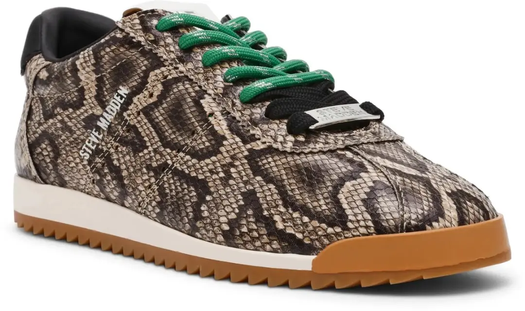 Steve Madden Mirage SM11003908 Damestrainers 39 - Beig Snake - afbeelding 2 van 6