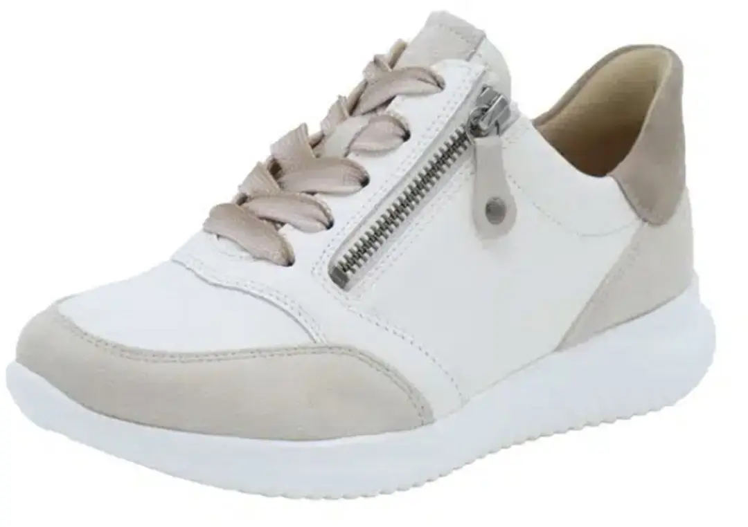 Hartjes Breeze Sneakers Leer Dames Beige - Maat 36,5 - afbeelding 3 van 6