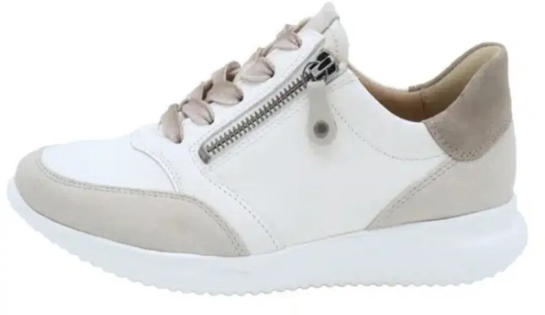 Hartjes Breeze Sneakers Leer Dames Beige - Maat 36,5 - afbeelding 2 van 6