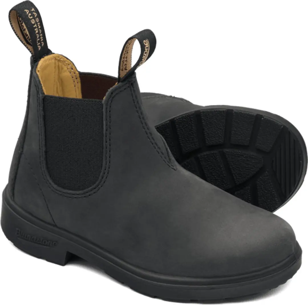 Blundstone 1325 Kids Chelsea Boots - Rustic Black - 24 - afbeelding 6 van 6