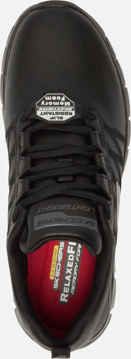 Skechers Work Relaxed Fit Dames Sneakers - Zwart - afbeelding 5 van 6
