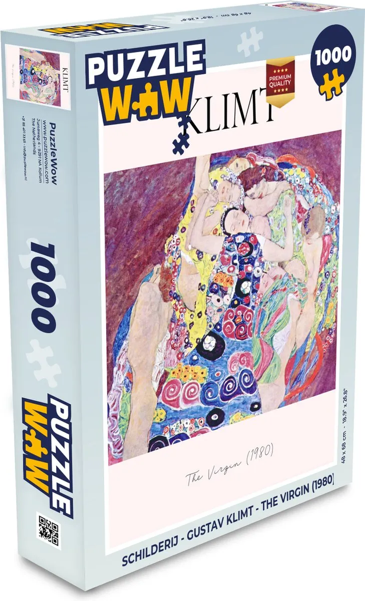 PuzzleWow Gustav Klimt The Virgin Legpuzzel 1000 Stuks