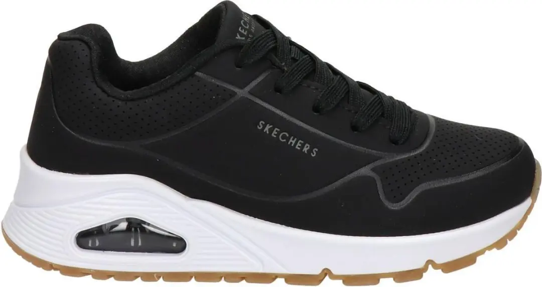Skechers Uno Stand On Air Meisjes Sneakers - 29 - Black - afbeelding 6 van 6