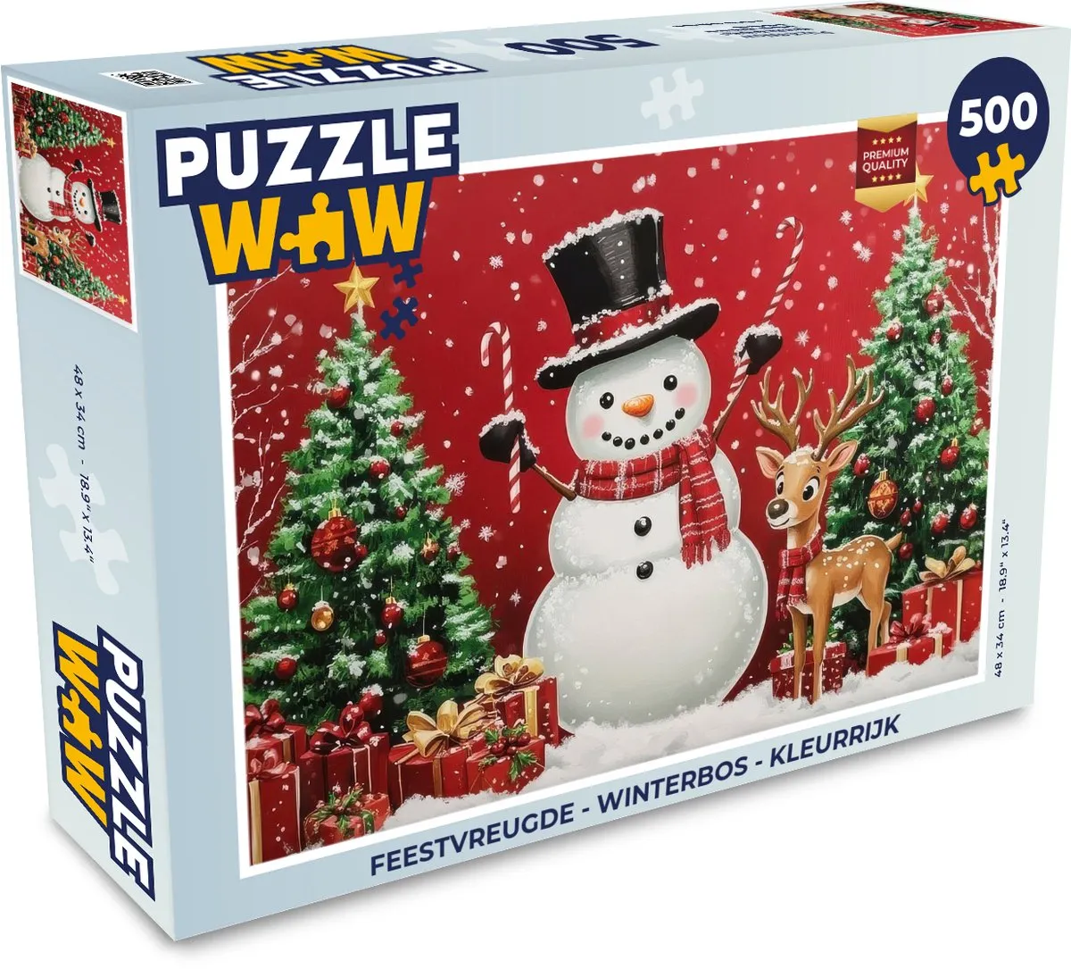 PuzzleWow Winterbos Puzzel 500 Stuks