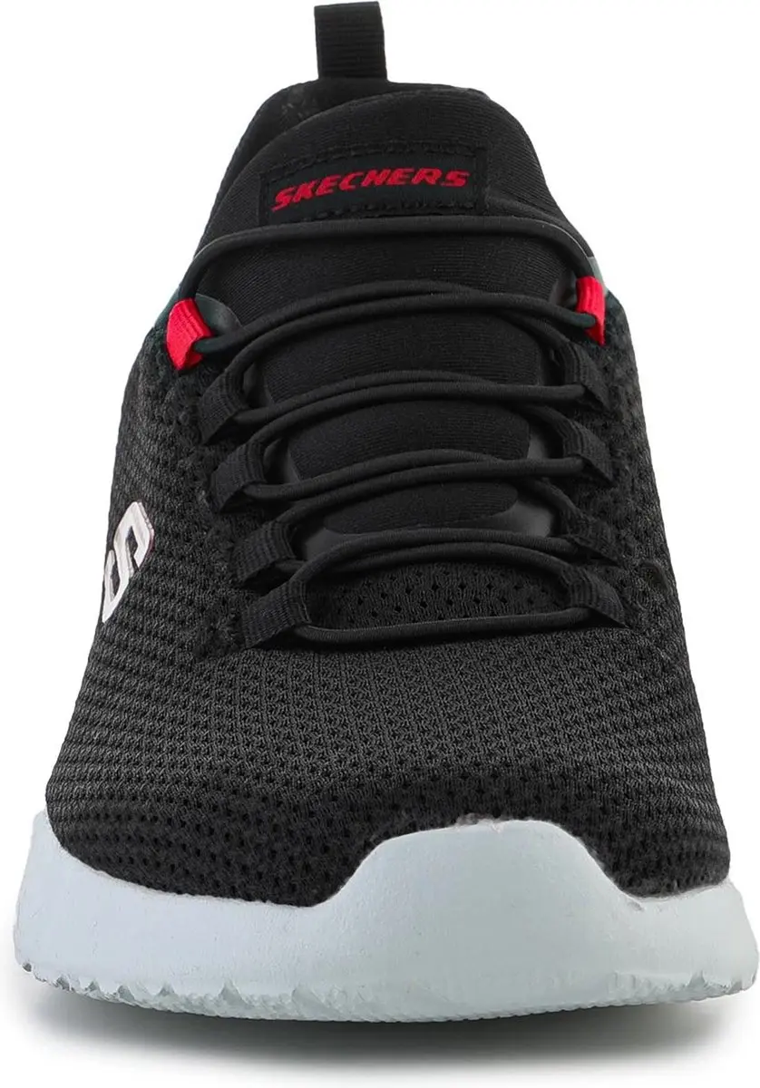 Skechers DYNAMIGHT Sneakers - Zwart/Rood - Maat 45 - afbeelding 3 van 6
