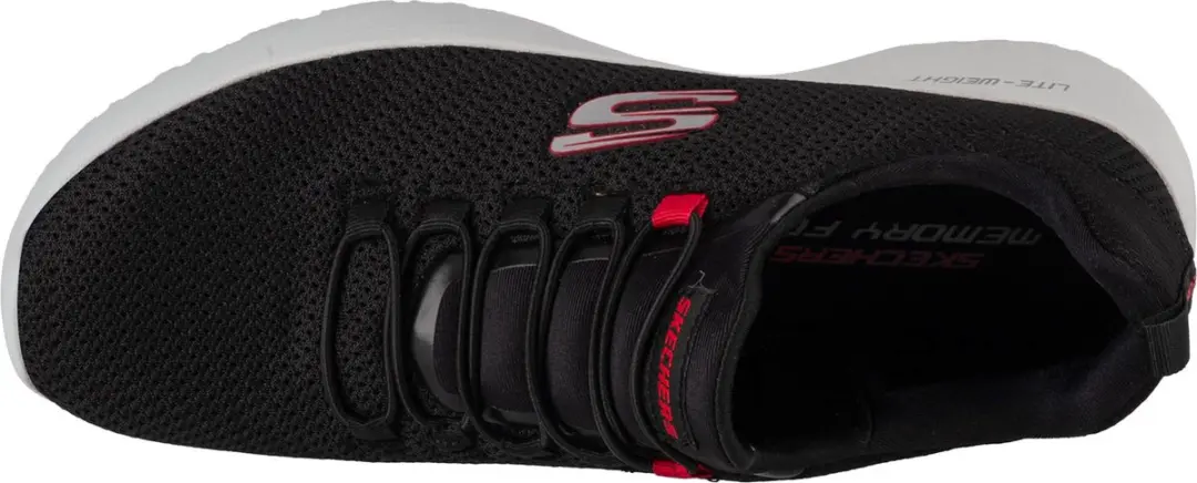 Skechers DYNAMIGHT Sneakers - Zwart/Rood - Maat 45 - afbeelding 5 van 6