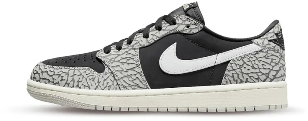 Air Jordan 1 Low 'Black Cement' maat 43