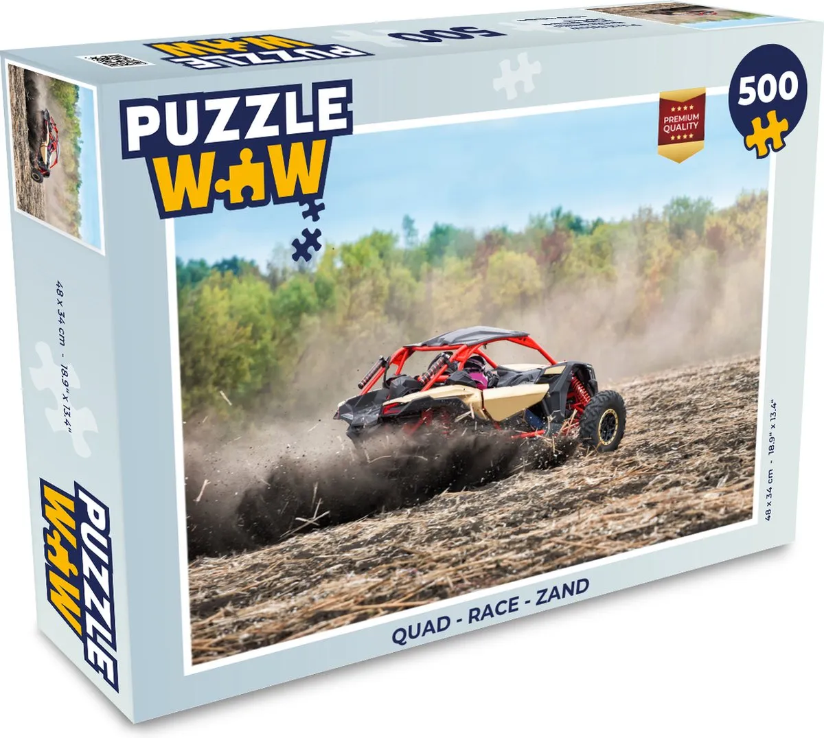 PuzzleWow Quad Race Legpuzzel 500 Stuks