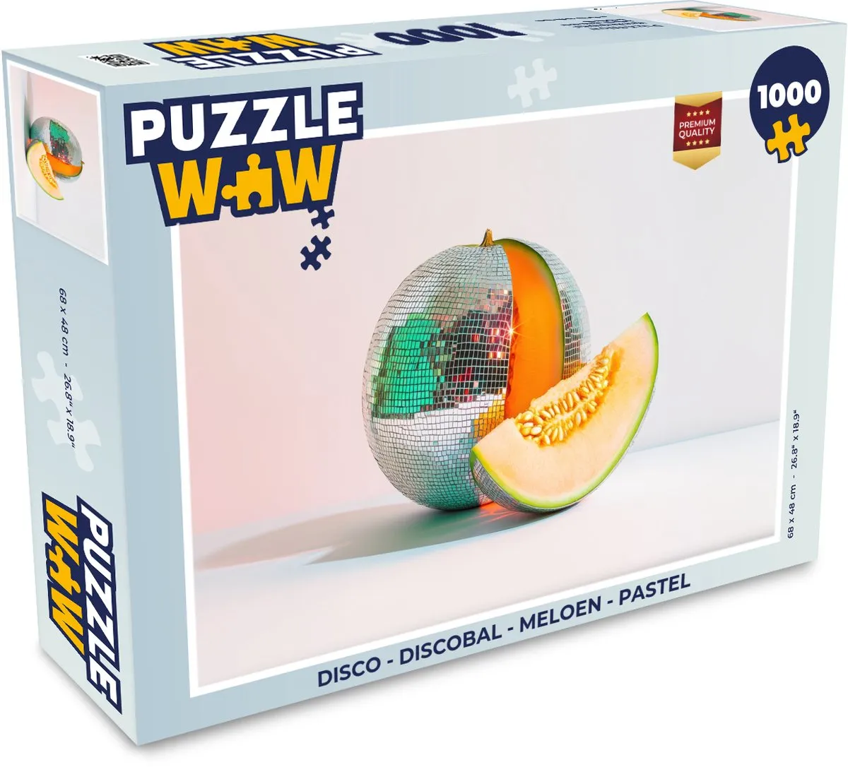 PuzzleWow Disco Legpuzzel 1000 Stuks
