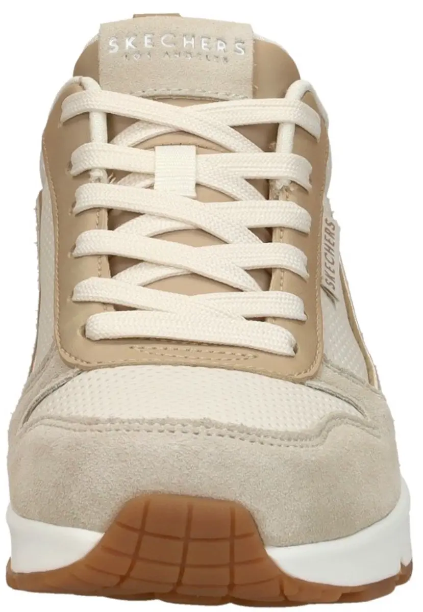 Skechers Uno Two Much Fun Dames Sneakers - Taupe/Zand - afbeelding 3 van 6