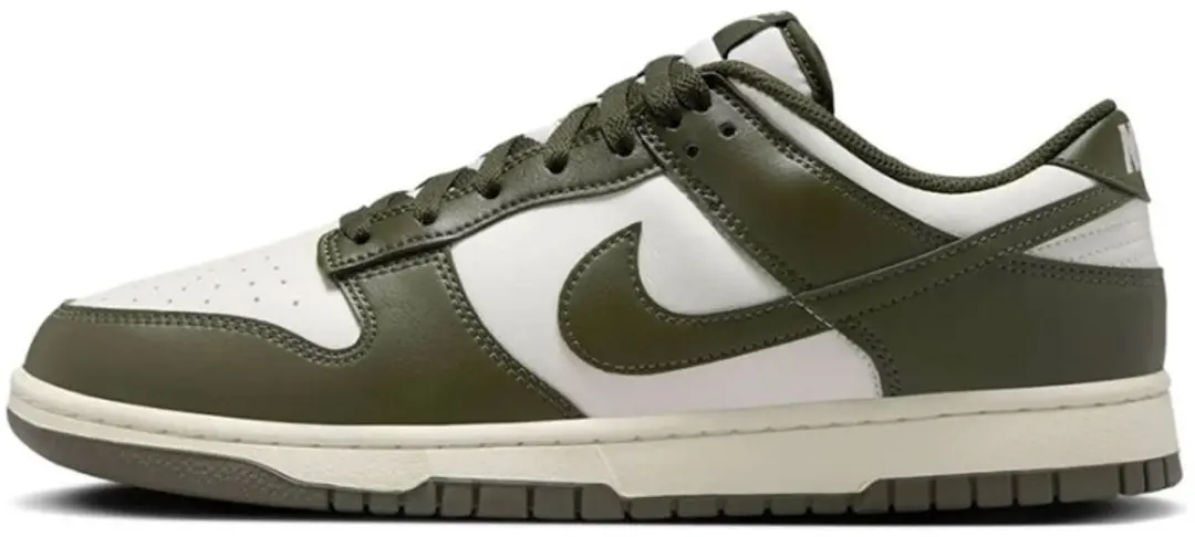 Nike Dunk low Groen Wit Maat 45