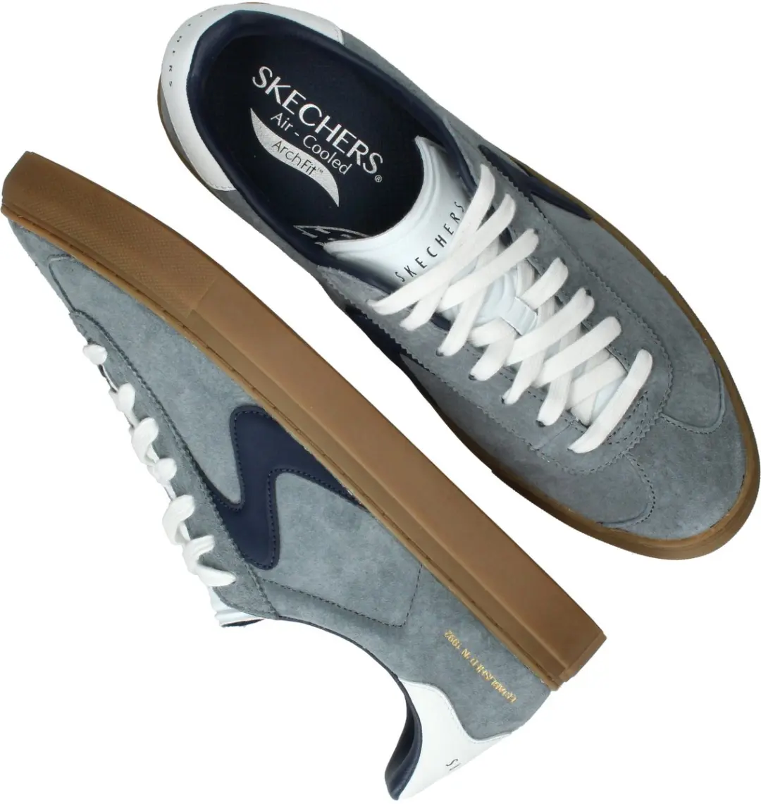 Skechers Arch Fit Legend 307230 Sneakers - Blauw Suede - afbeelding 3 van 6