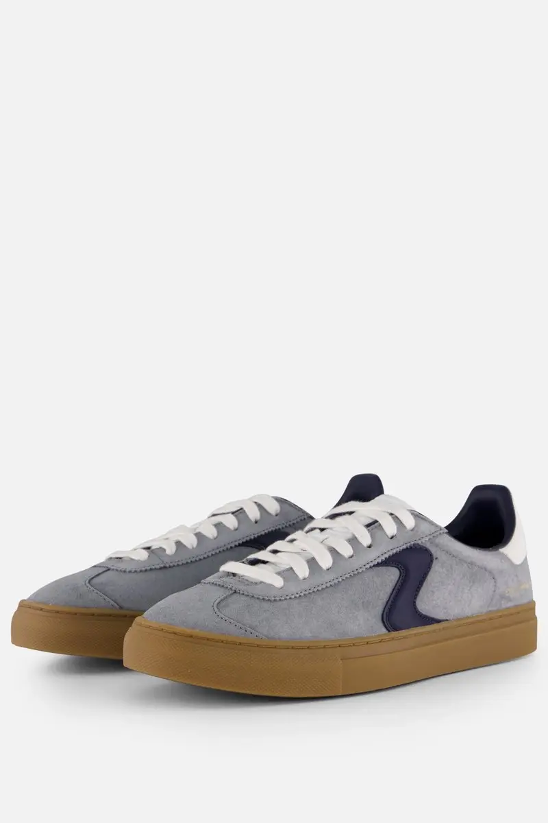 Skechers Arch Fit Legend Sneakers blauw Suede