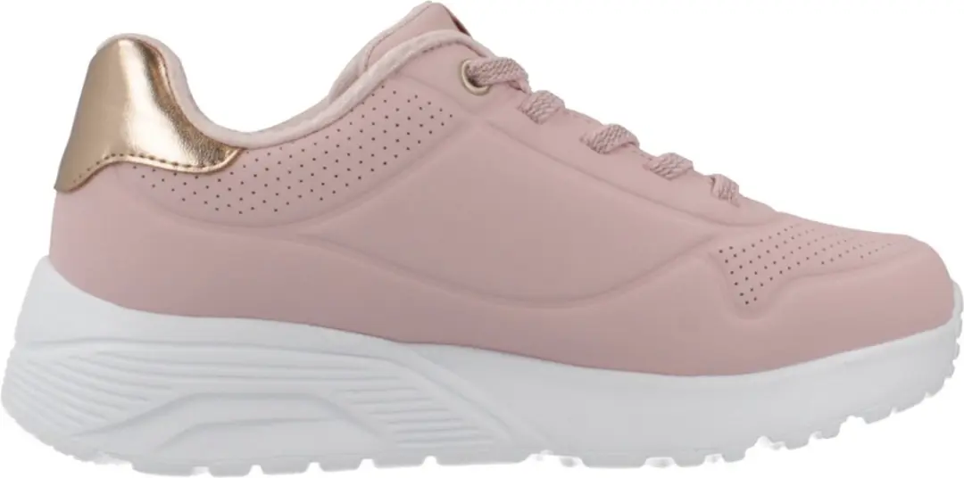 Skechers Uno Lite Metallic Mode Schoenen Roze EU 27 Kinderen