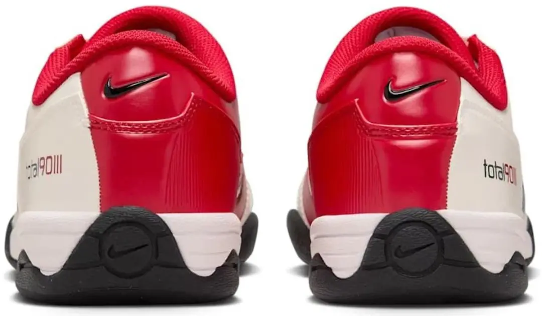 Nike Total 90 3 HQ2851-100 Sportschoenen - 44 - Wit/Rood/Zwart - afbeelding 5 van 6