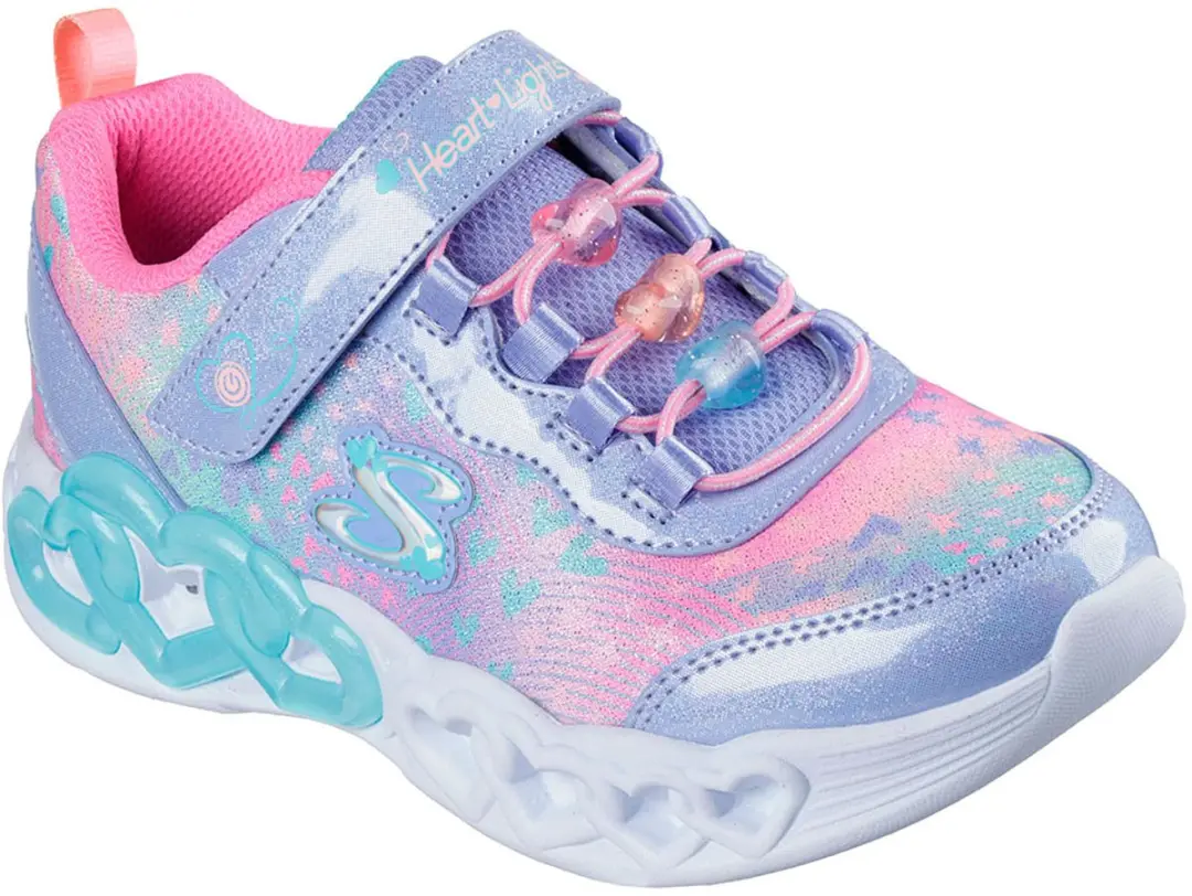 Skechers Light Infinite Heart Ligh Schoenen Paars EU 33 Kinderen