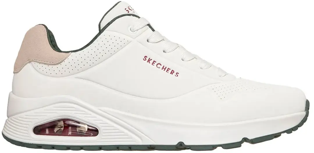 Skechers UNO SUITED ON AIR Heren Sneakers 301265 - Wit - afbeelding 2 van 6