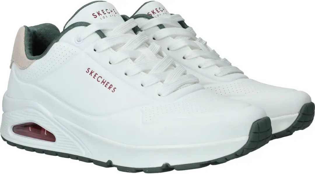 Skechers UNO SUITED ON AIR Heren Sneakers 301265 - Wit - afbeelding 3 van 6