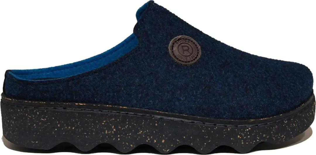 Rohde Pantoffels Dames Sloffen Blauw 6120-54