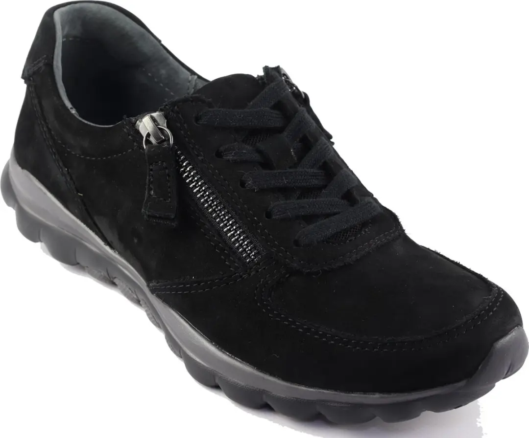 Gabor Sneaker zwart Leer - Dames