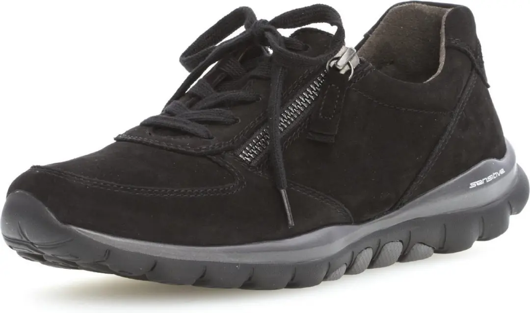 Gabor Sneaker zwart Leer - Dames