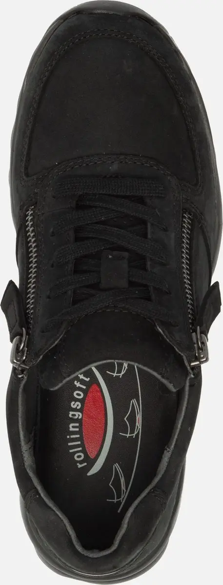 Gabor Sneaker zwart Leer - Dames