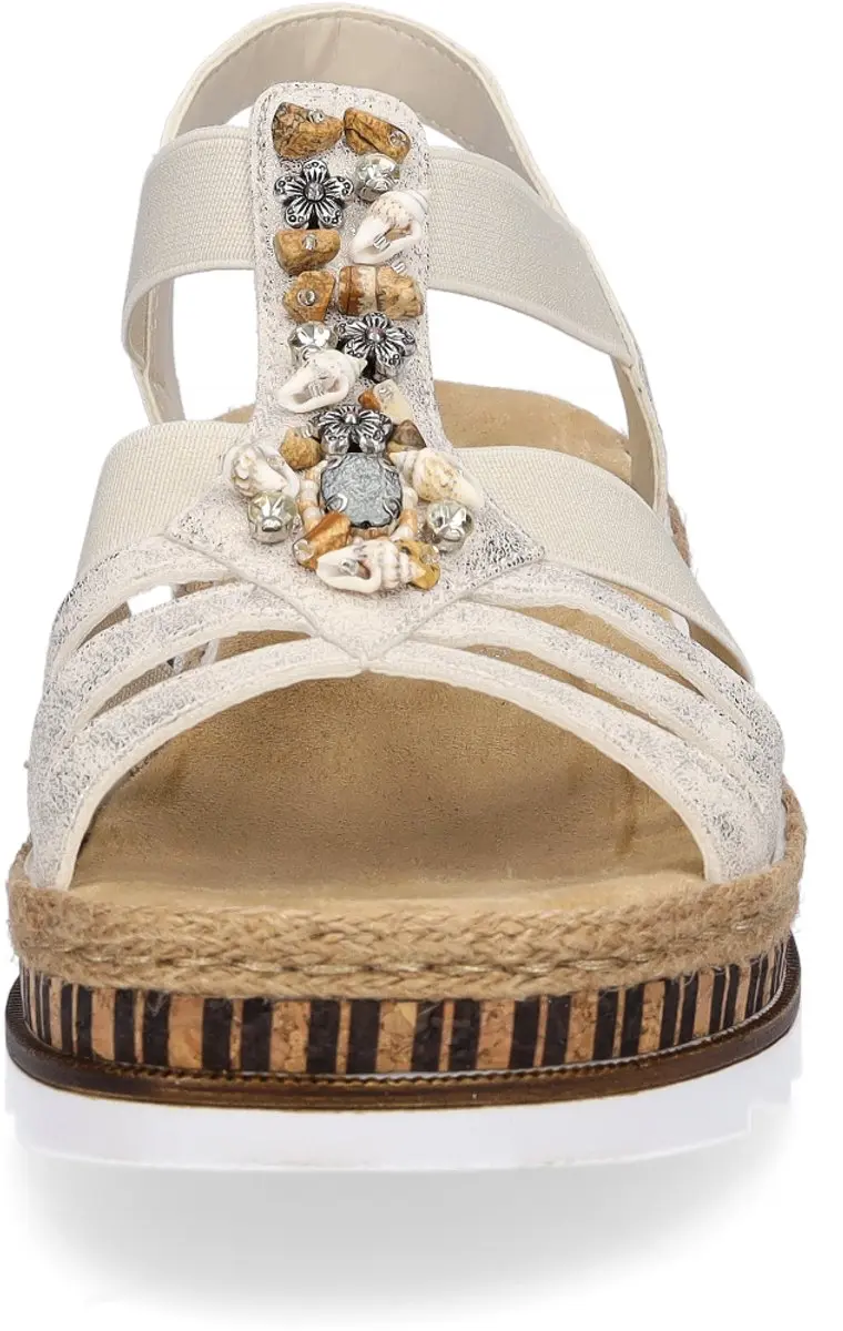 Rieker -Dames - beige - sandalen - maat 38 - afbeelding 4 van 6