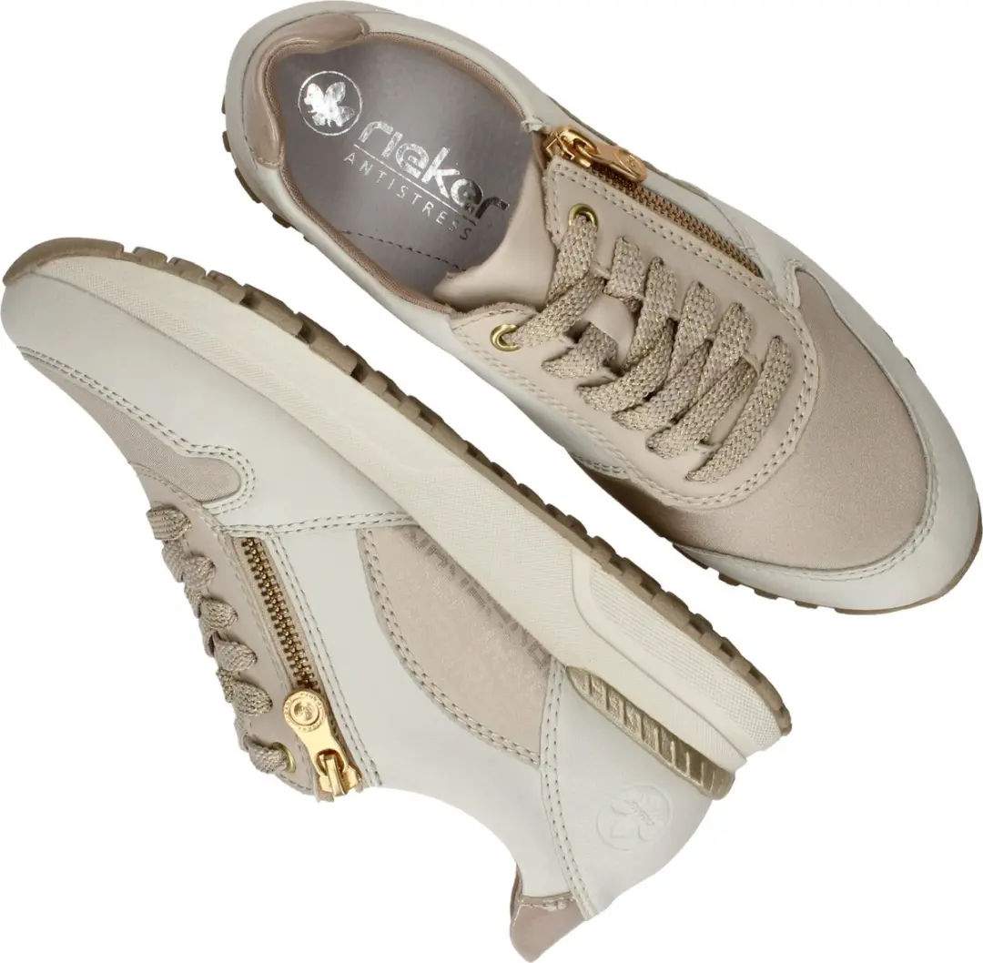Rieker Dames Sneakers Synthetisch - Wit - Maat 43 - afbeelding 6 van 6