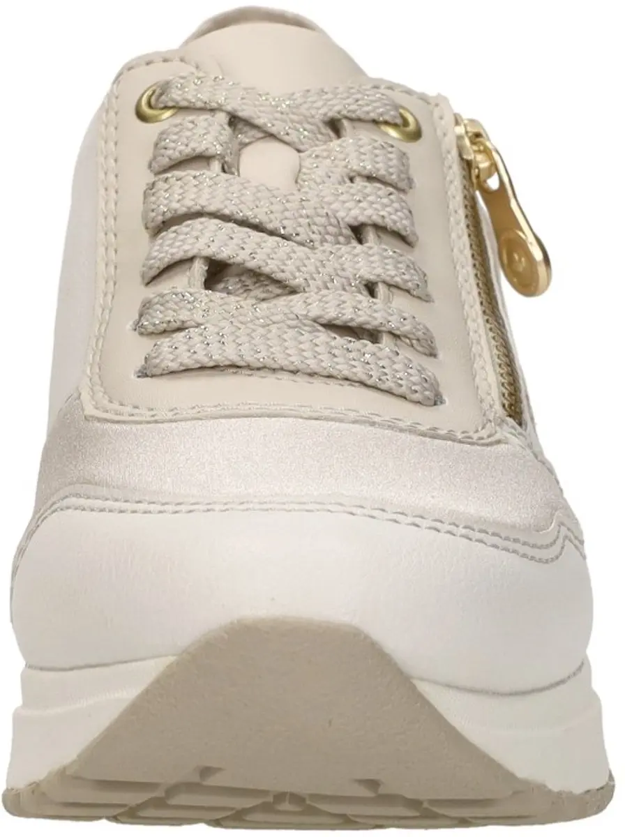 Rieker Dames Sneakers Synthetisch - Wit - Maat 43 - afbeelding 3 van 6