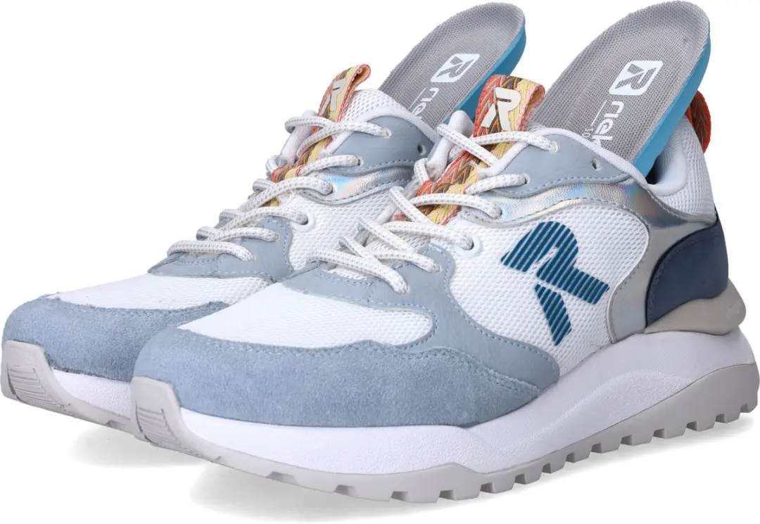Rieker Sport Sneakers - Dames - Blauw - Maat:36 - afbeelding 6 van 6