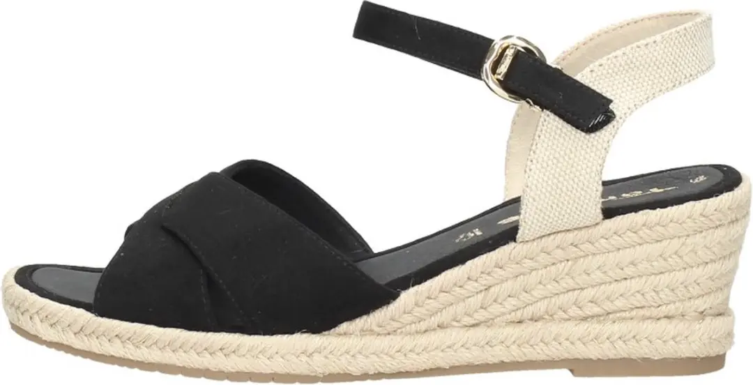 Tamaris Sandalen Touwzool Sandalen Touwzool - Zwart - Maat 36 - afbeelding 2 van 6