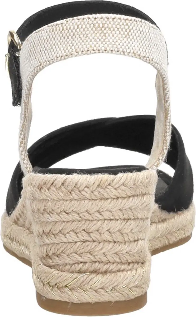 Tamaris Sandalen Touwzool Sandalen Touwzool - Zwart - Maat 36 - afbeelding 5 van 6