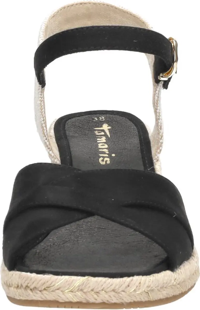 Tamaris Sandalen Touwzool Sandalen Touwzool - Zwart - Maat 36 - afbeelding 6 van 6