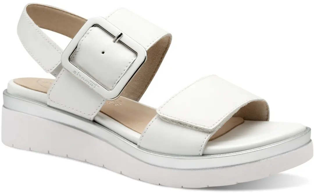 Tamaris WIDE FIT Dames Sandaaltje 8-88706-42 191 H-breedte Maat: 40 EU