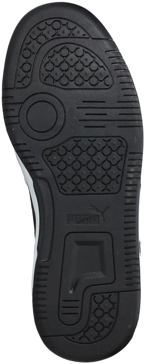 PUMA Rebound V6 Lo Jr Unisex Sneakers - 39 - Wit/Zwart - afbeelding 6 van 6