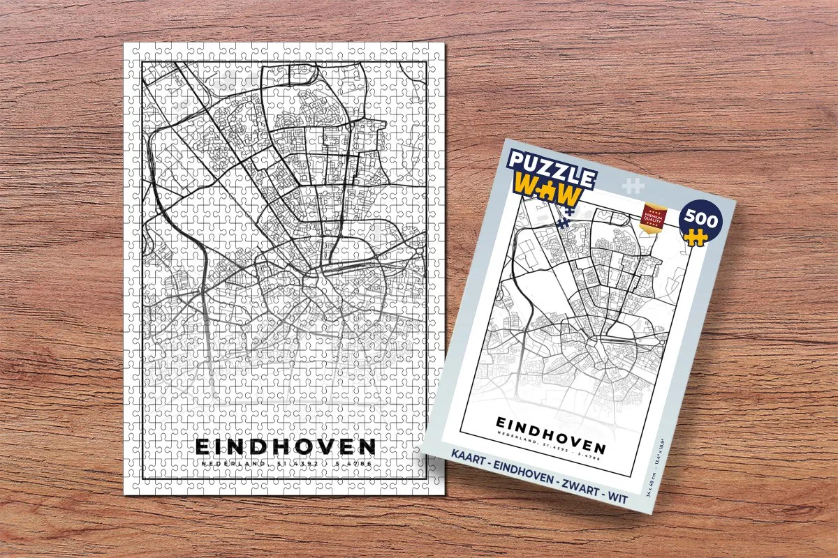PuzzleWow Legpuzzel Eindhoven 500 Stuks - MPN 7434134179111