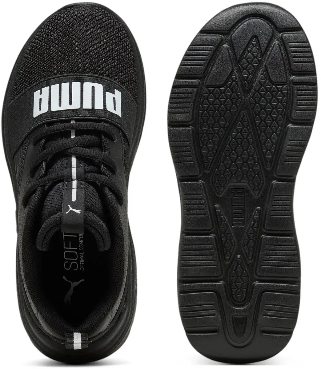 PUMA Soft Wired 2 PS Sneaker - 33 - Zwart - afbeelding 6 van 6