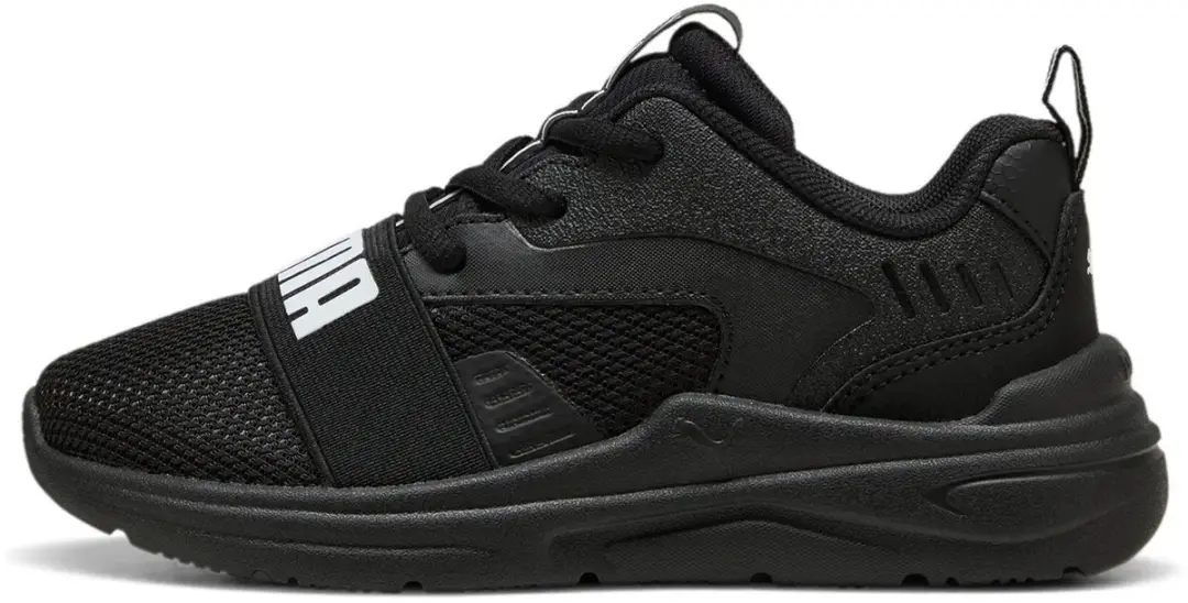 PUMA Soft Wired 2 PS Sneaker - 33 - Zwart - afbeelding 4 van 6