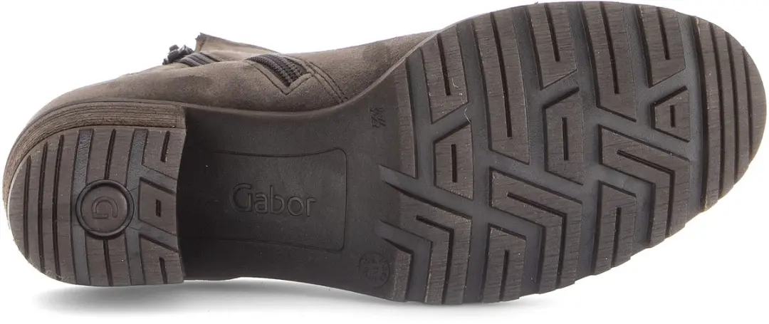 Gabor Dames Enkellaarsjes Taupe 45