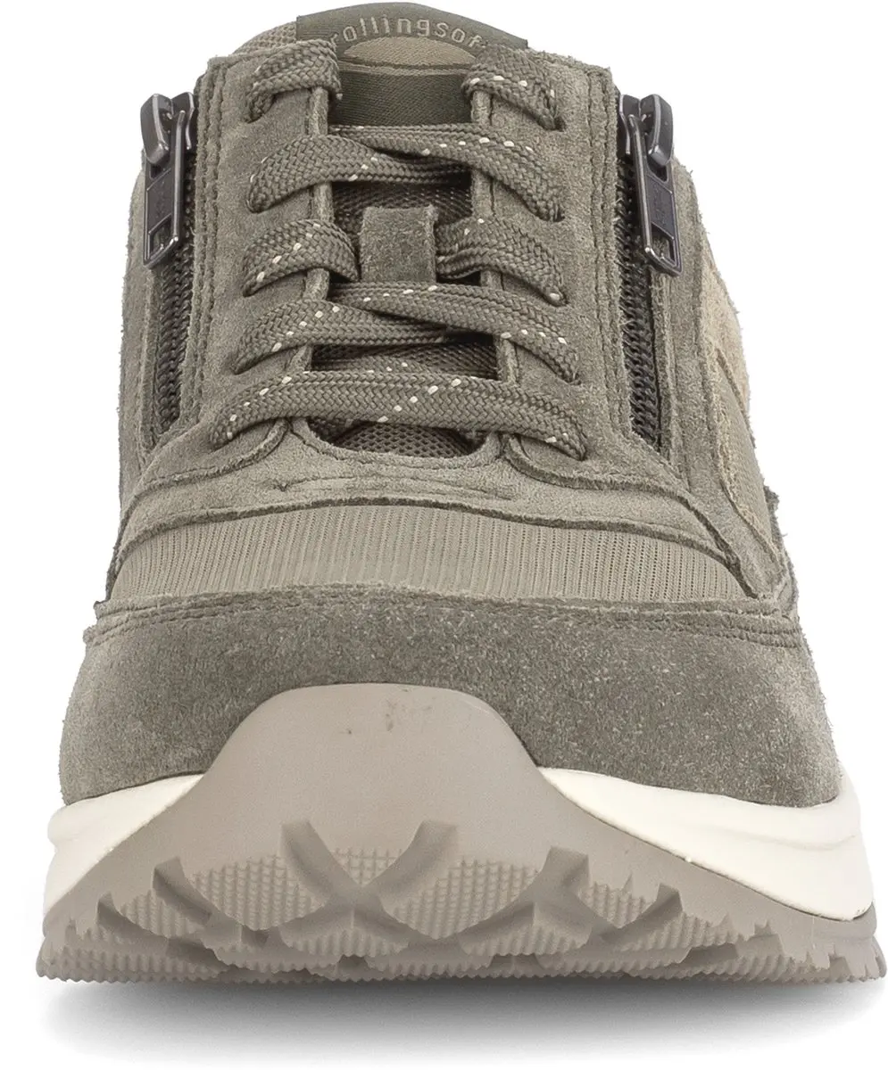 Gabor Heren Sneakers 8000.25.09 Dreamvelour/Mesh - Tundra Groen - Maat 47 - afbeelding 2 van 5