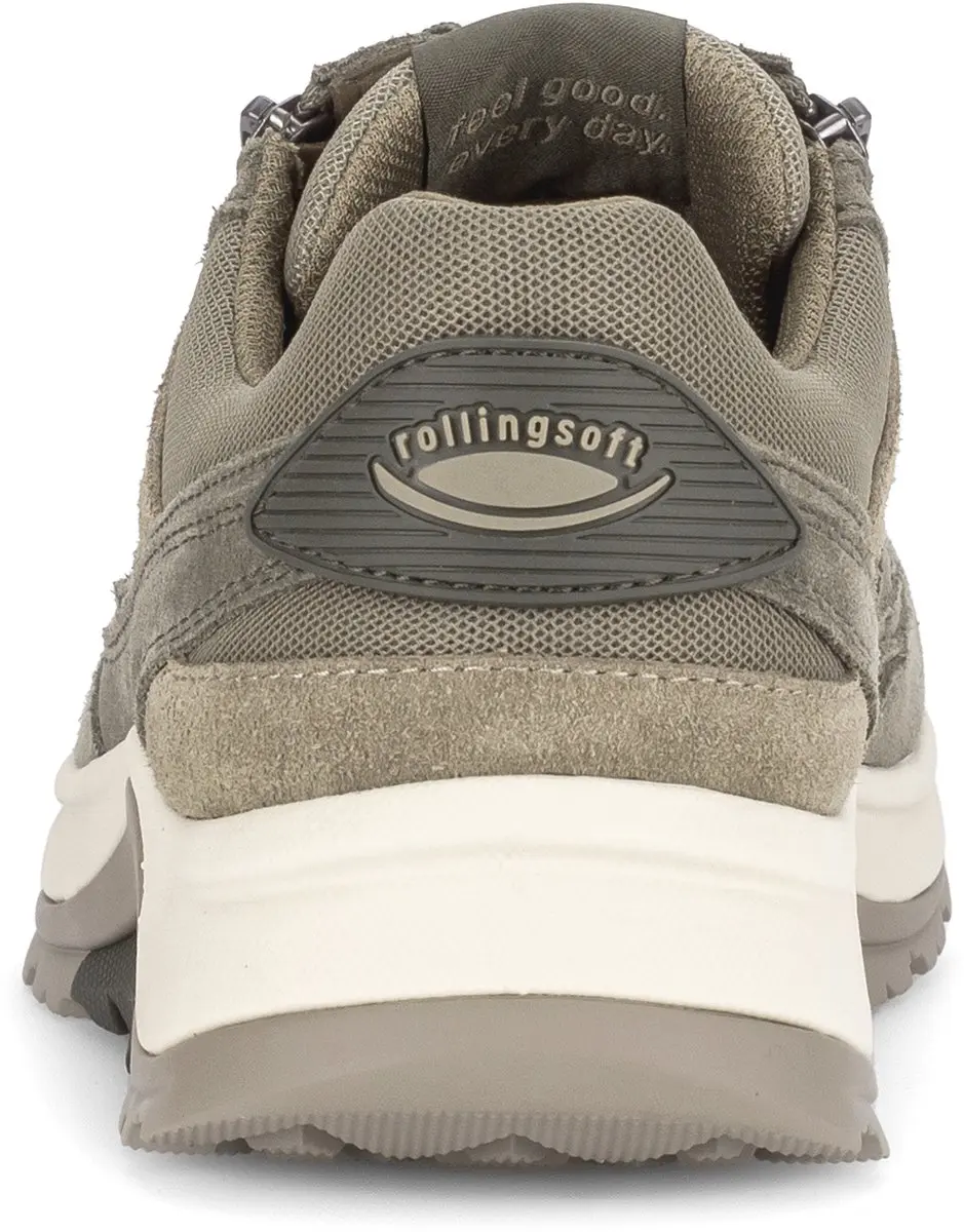 Gabor Heren Sneakers 8000.25.09 Dreamvelour/Mesh - Tundra Groen - Maat 47 - afbeelding 4 van 5