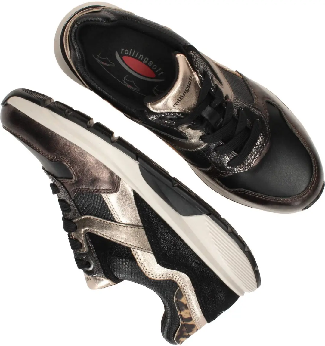 Gabor Rollingsoft Sneakers 0106.03.002 - Zwart