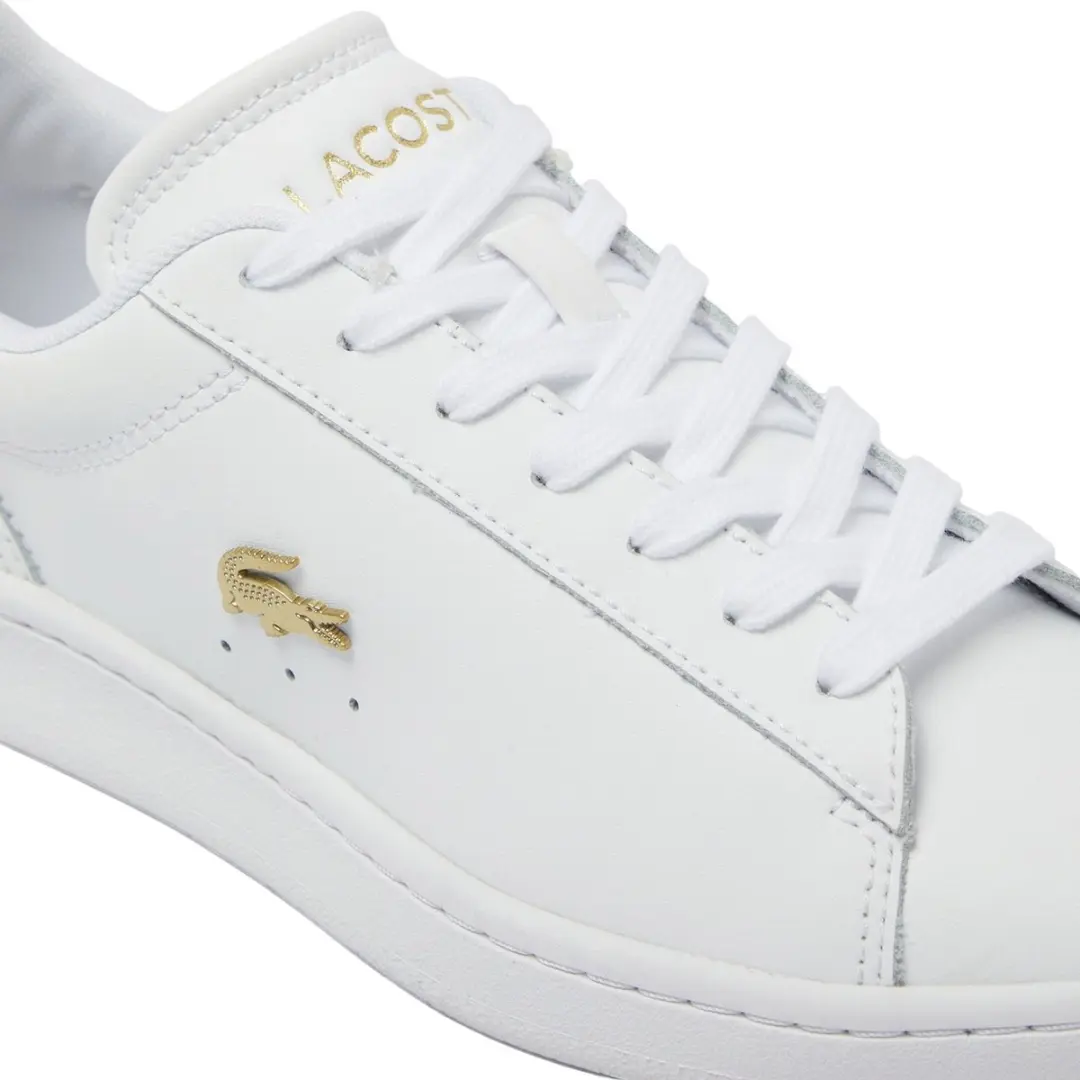 Lacoste Carnaby Set Sneakers Dames 40 - Wit/Goud - afbeelding 6 van 6