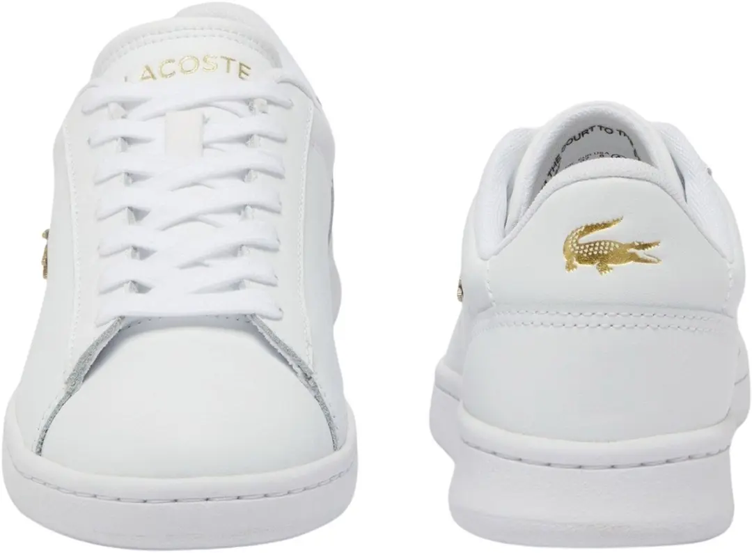 Lacoste Carnaby Set Sneakers Dames 40 - Wit/Goud - afbeelding 3 van 6