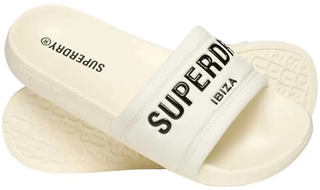 Superdry City Luxe Badslippers Dames - 34 - Off White - afbeelding 6 van 6