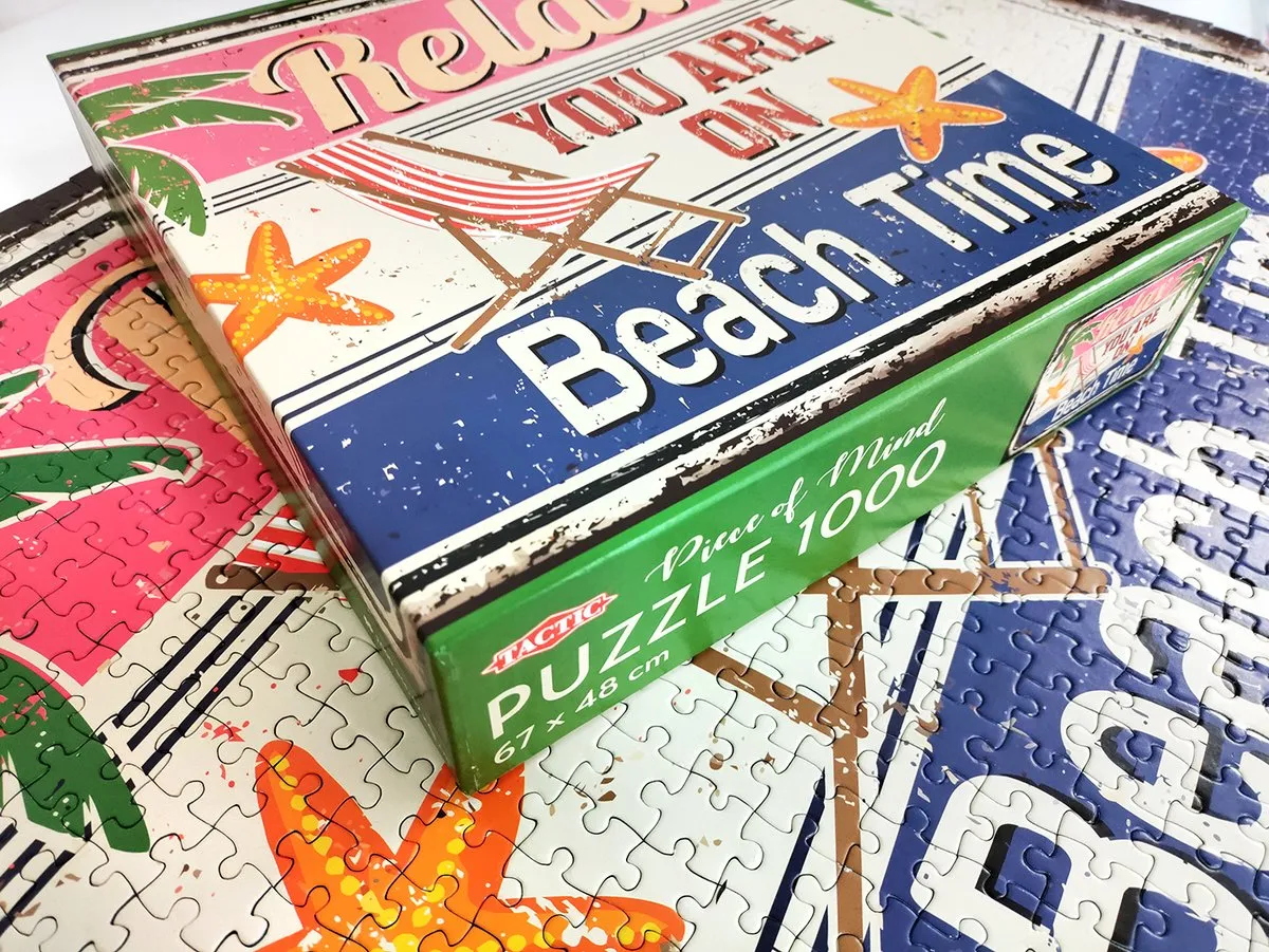 Tactic Beach Time Puzzel 1000 Stuks - Scandinavisch Ontwerp