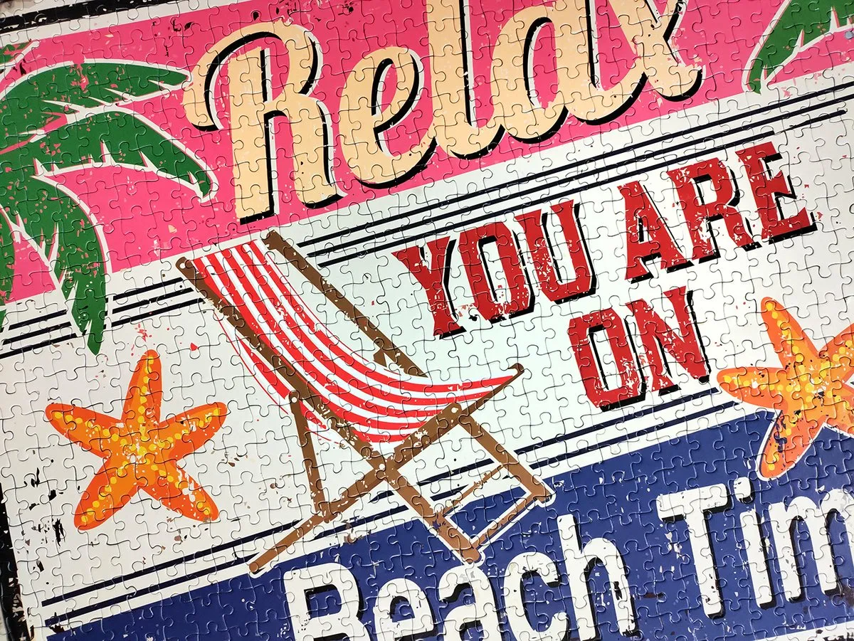 Tactic Beach Time Puzzel 1000 Stuks - Scandinavisch Ontwerp