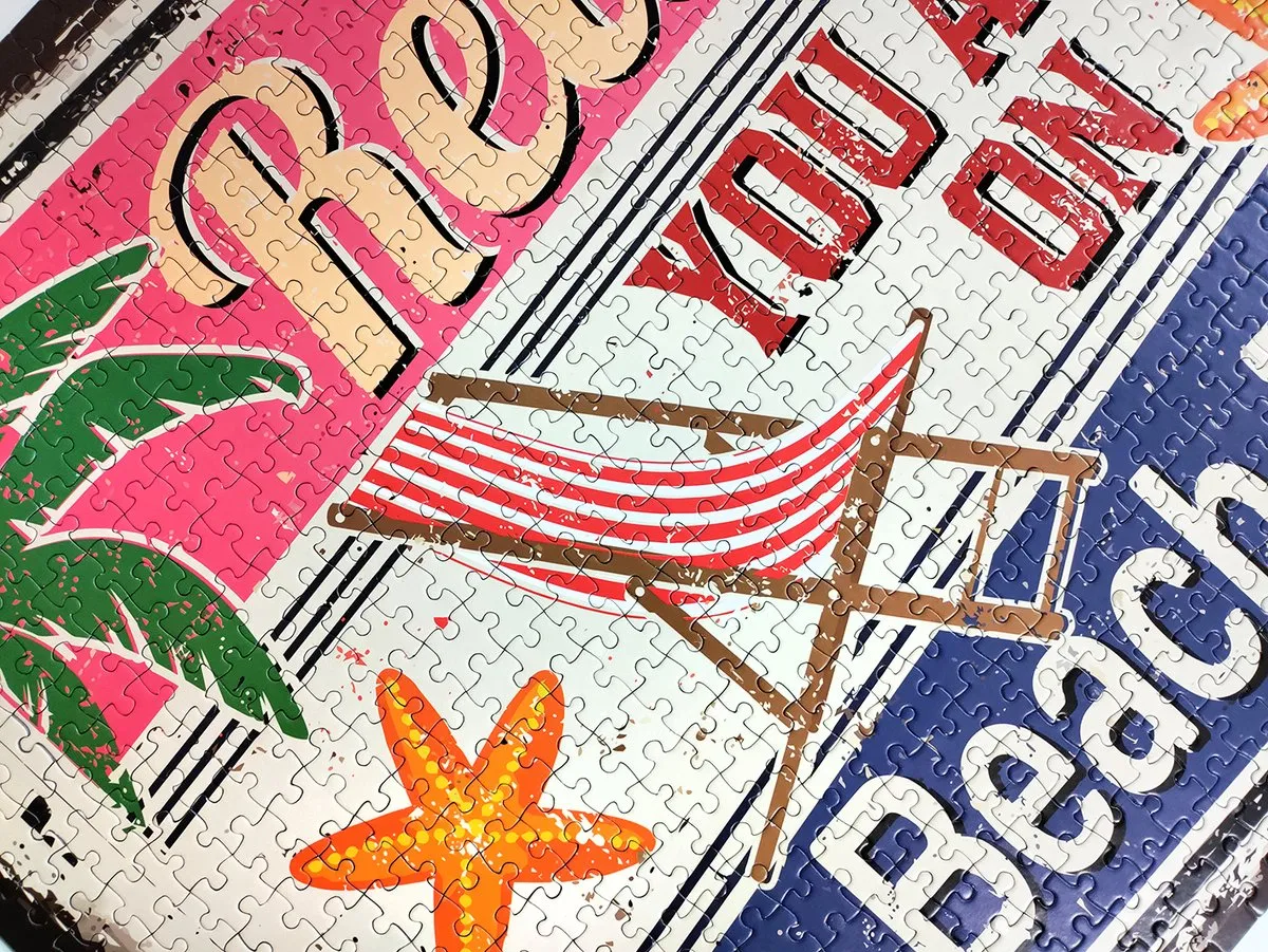 Tactic Beach Time Puzzel 1000 Stuks - Scandinavisch Ontwerp