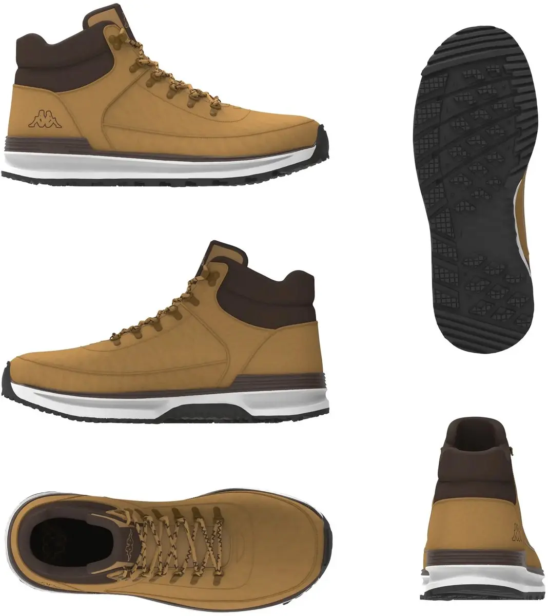Kappa Logo Monsi Tige Mid Trainers 304SHK0